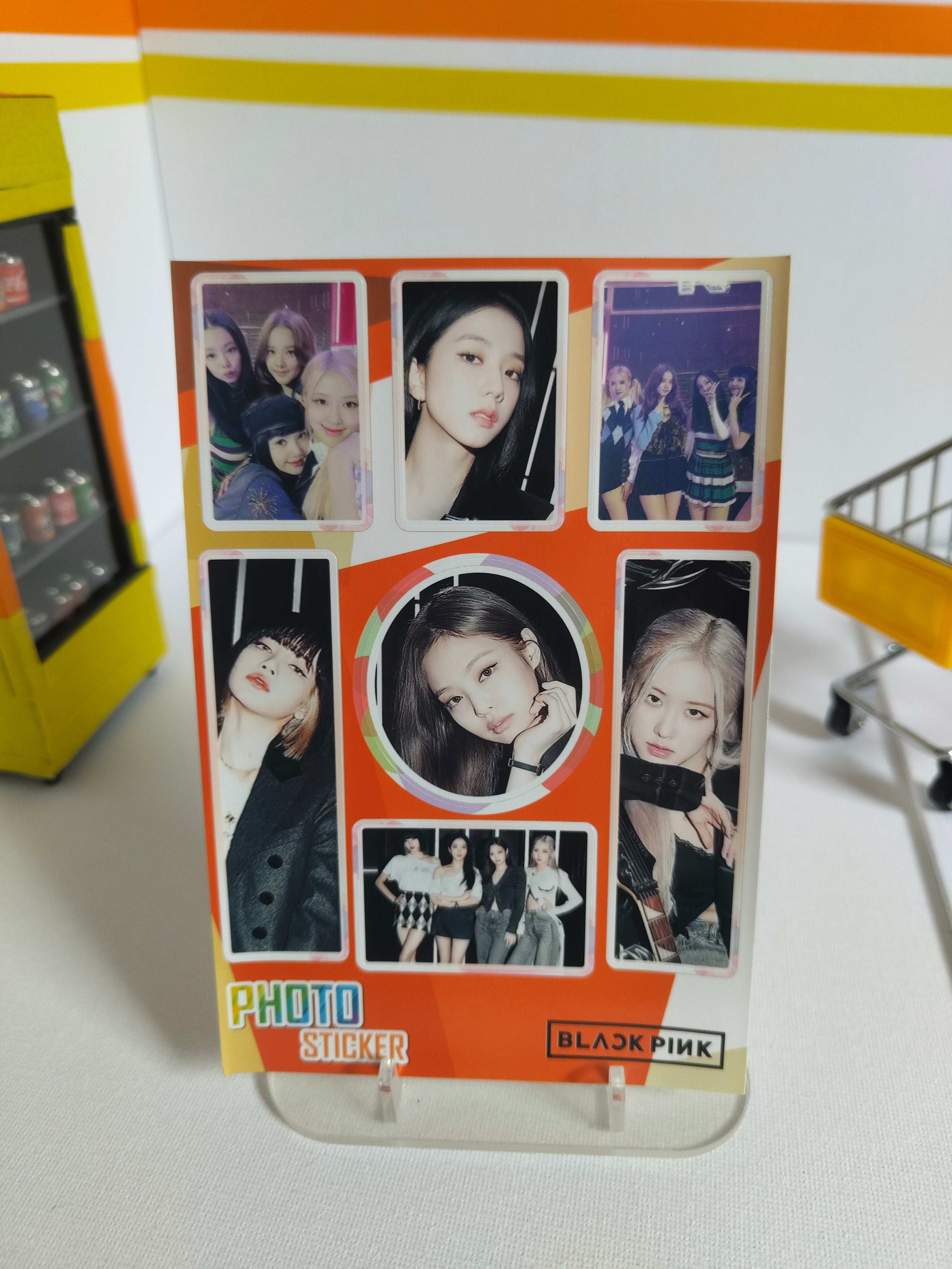 Black Pink Sticker Set
