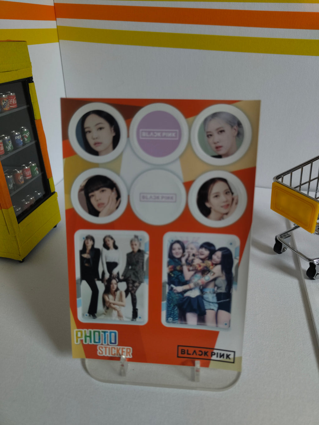 Black Pink Sticker Set