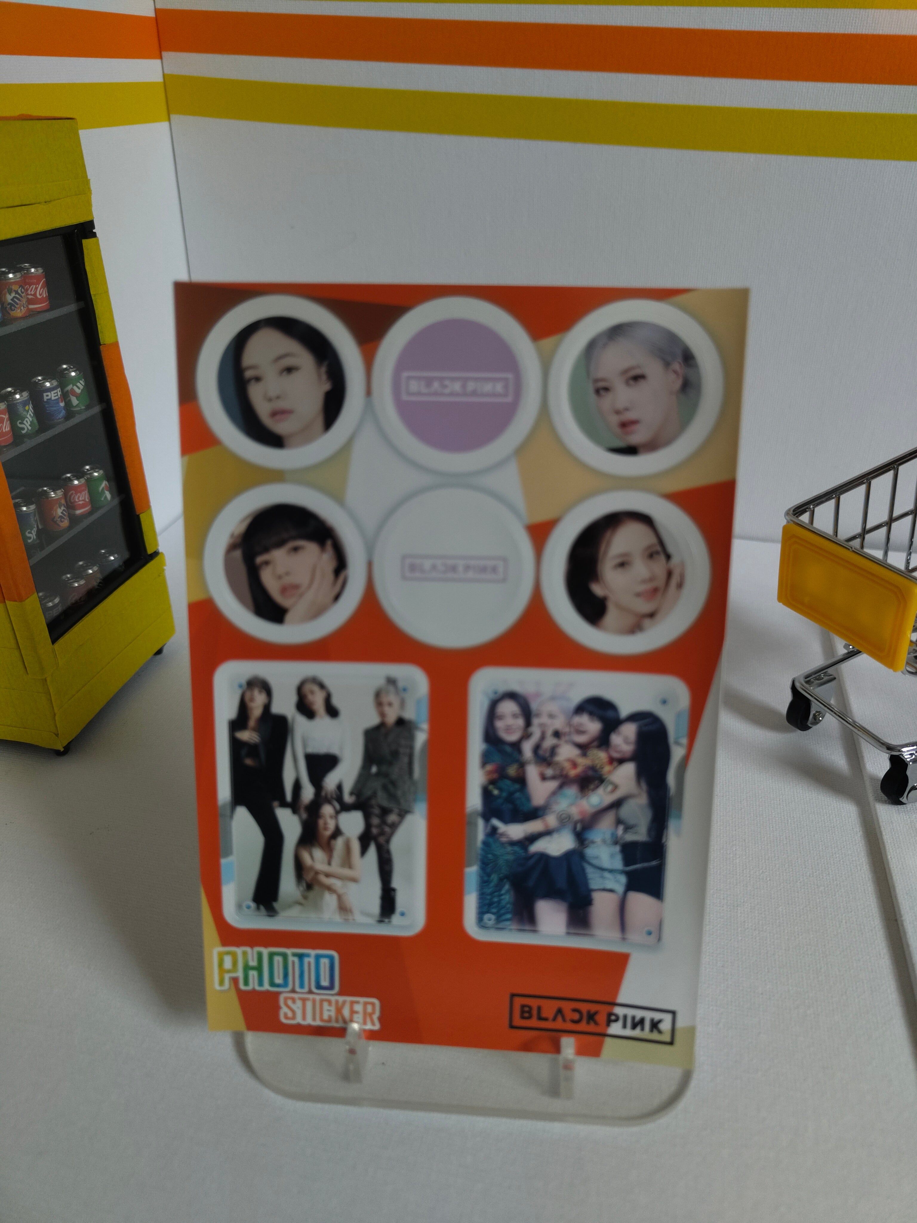 Black Pink Sticker Set