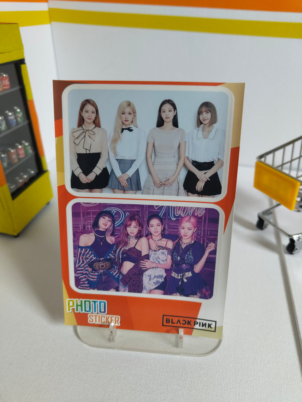 Black Pink Sticker Set
