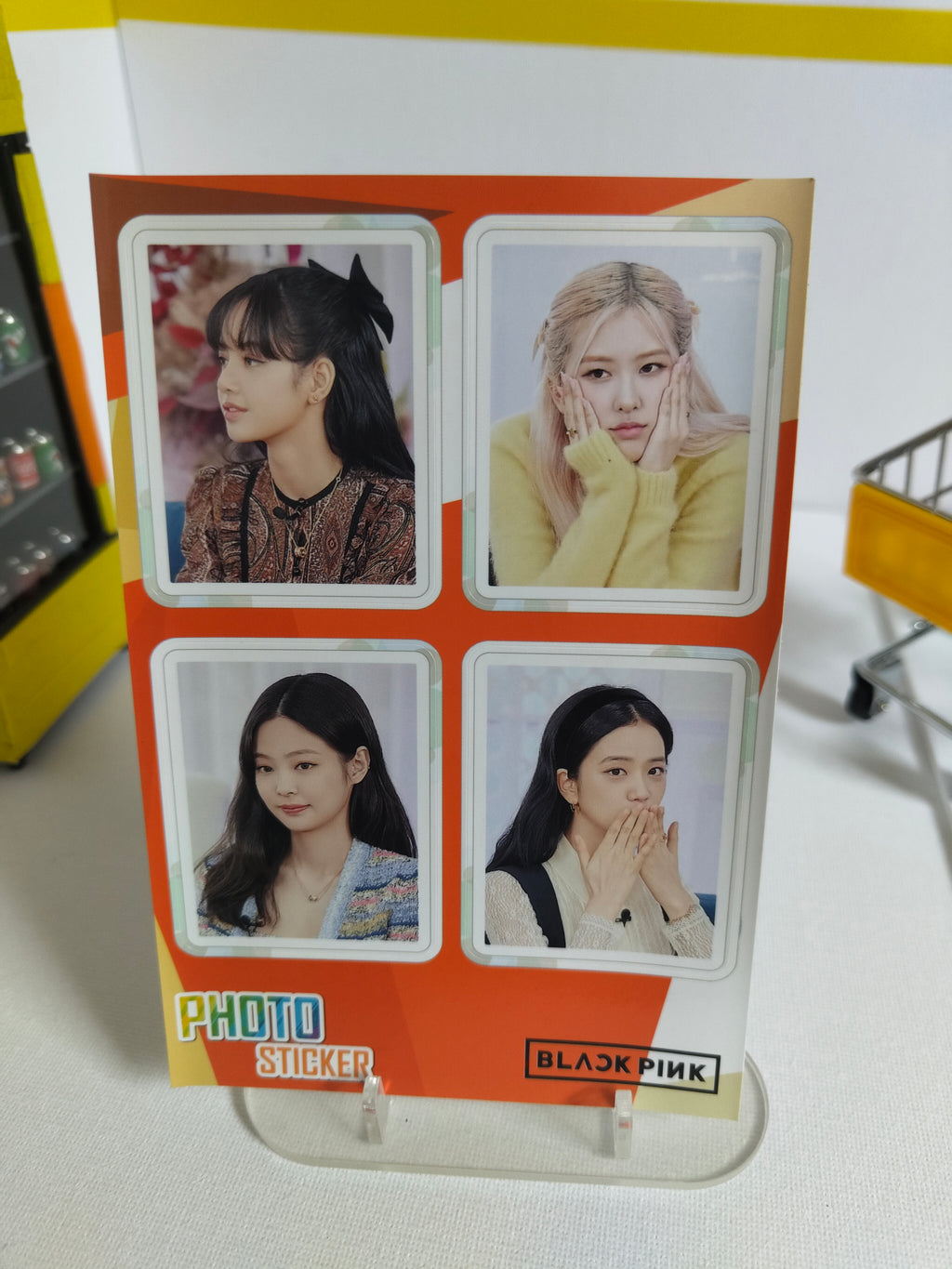 Black Pink Sticker Set