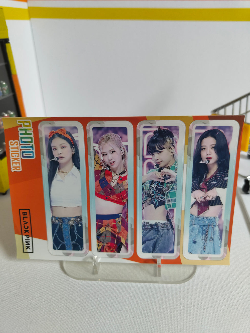 Black Pink Sticker Set