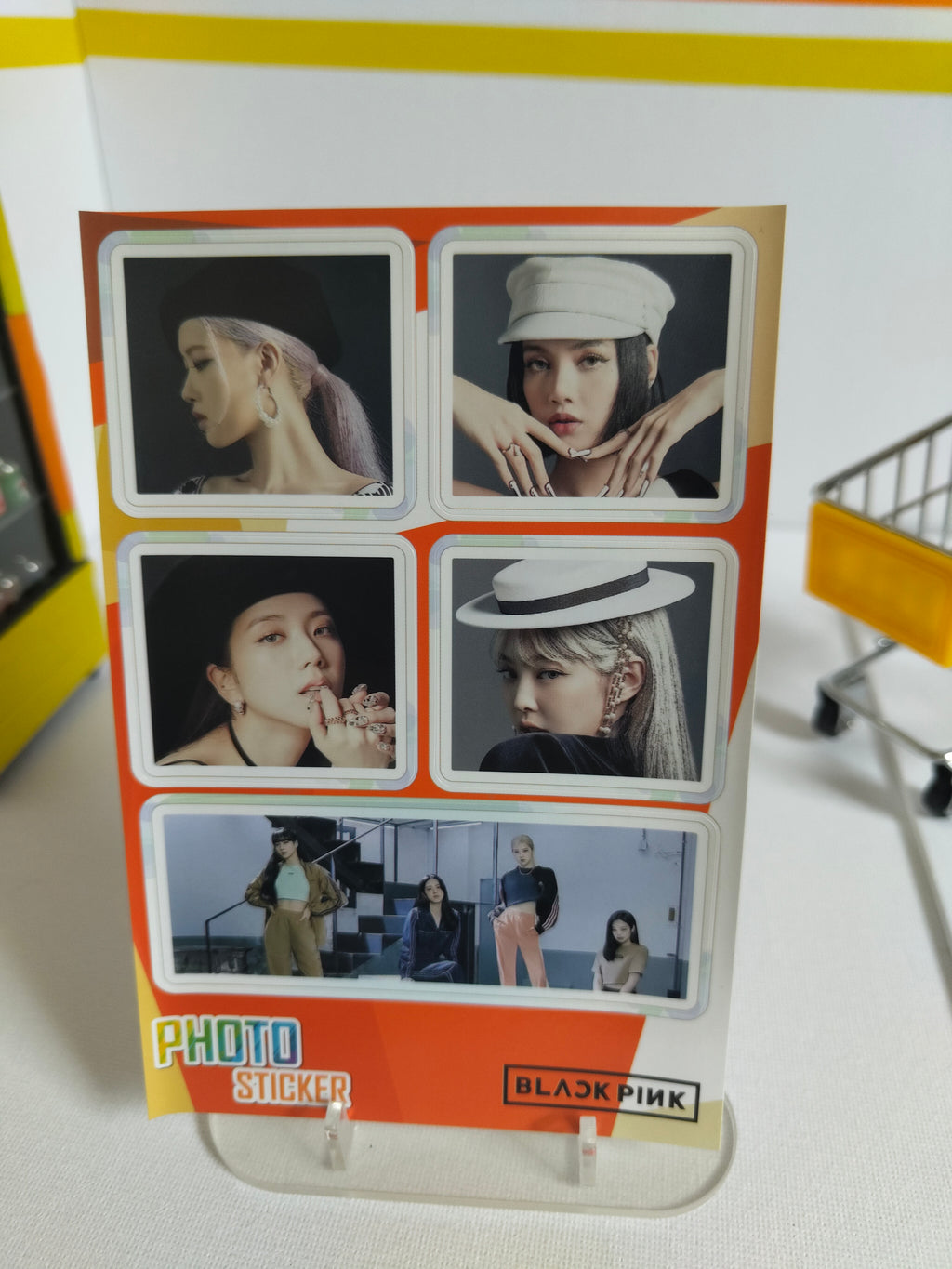 Black Pink Sticker Set
