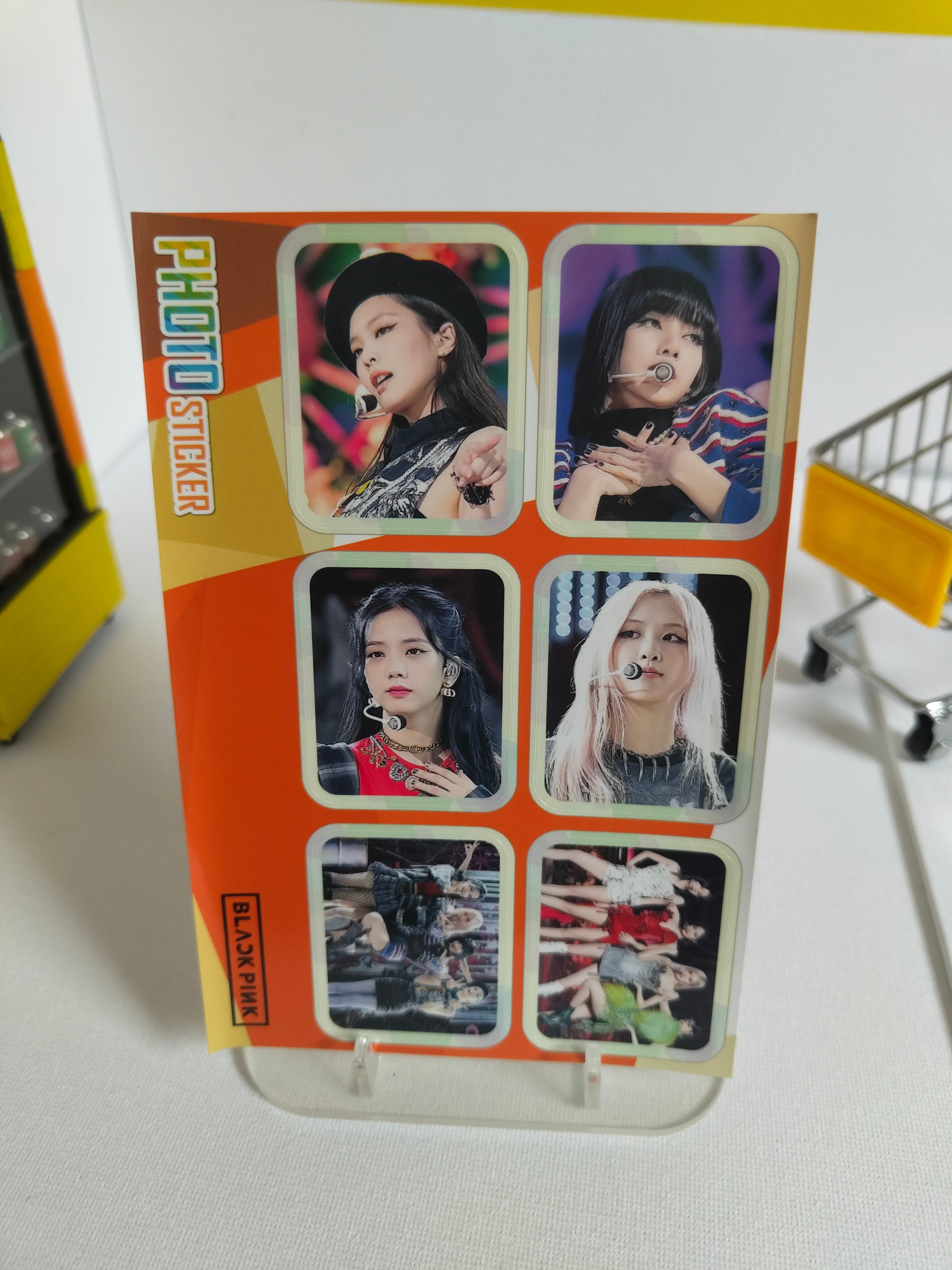 Black Pink Sticker Set