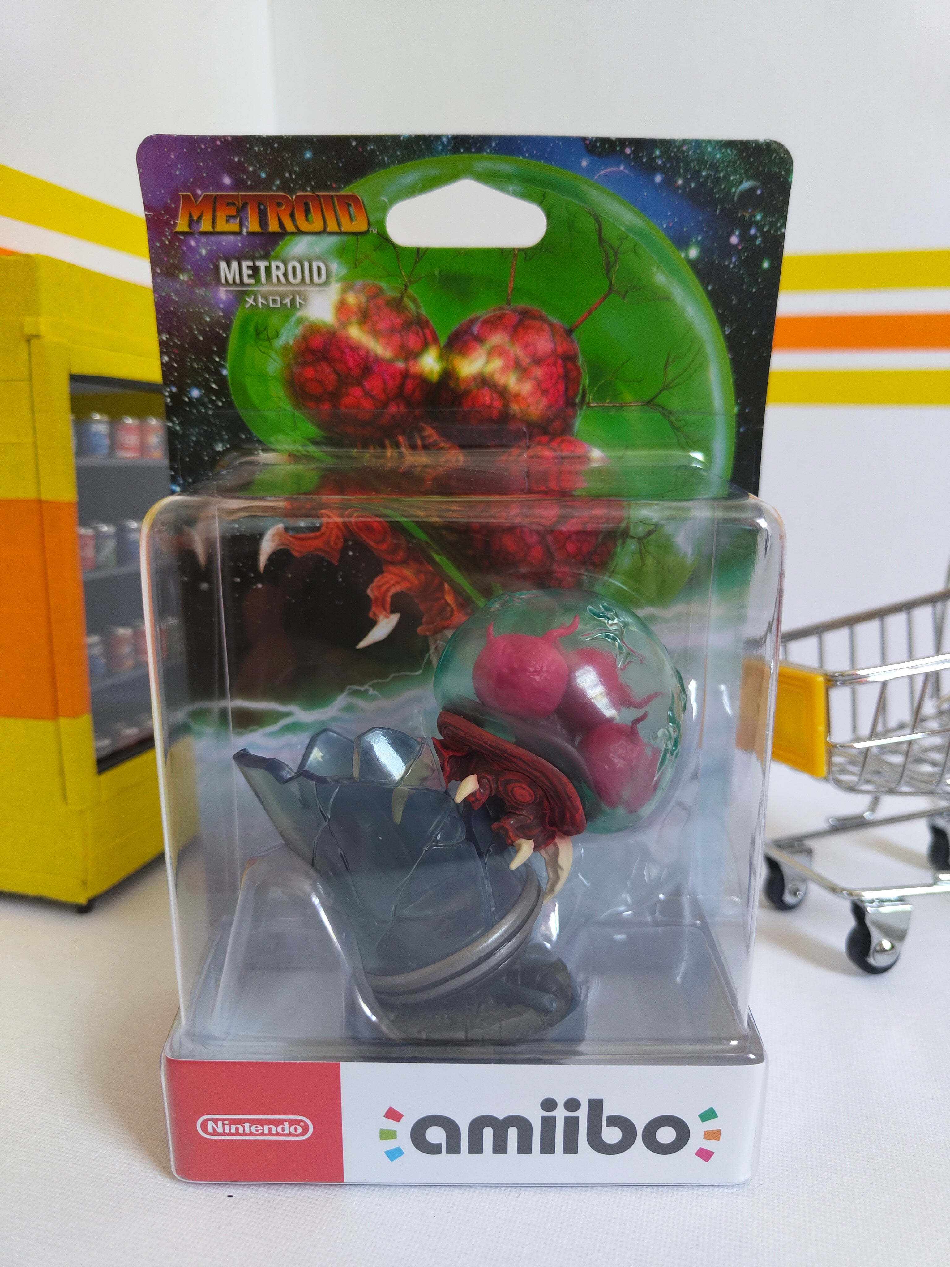 Metroid Samus Returns Metroid Amiibo Boxed